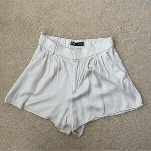 Zara Satin Shorts. Medium